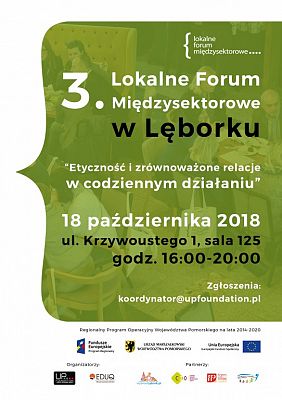 III Lokalne Forum Międzysektorowe w Lęborku - zaproszenie