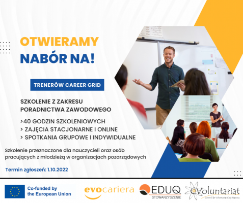Nabór na TRENERÓW GRID - szkolenie z zakresu poradnictwa zawodowego
