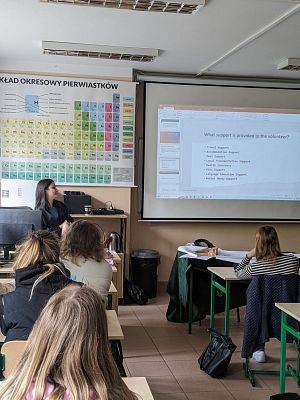 Wizyta Wolonatriuszy Zagranicznych w ZSGŻiA w Lęborku