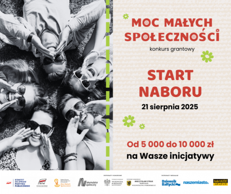 Rusza nabór do konkursu „Akumulator Społeczny – Moc Małych Społeczności” w powiecie lęborskim