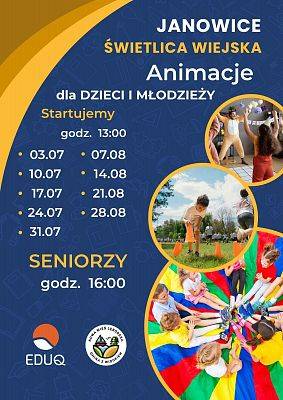 Akcja Animacja – wakacje ze Stowarzyszeniem EDUQ