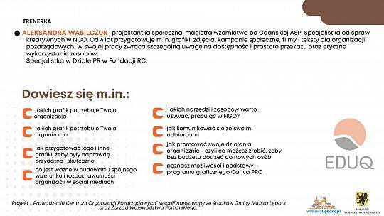 Szkolenie: Budowanie wizerunku, grafika i promocja dla NGO