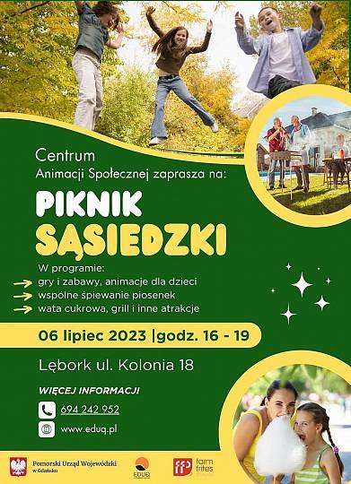 Zapraszamy na I Piknik Sąsiedzki