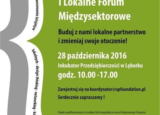 Subregionalne Forum Międzysektorowe w Lęborku grafika