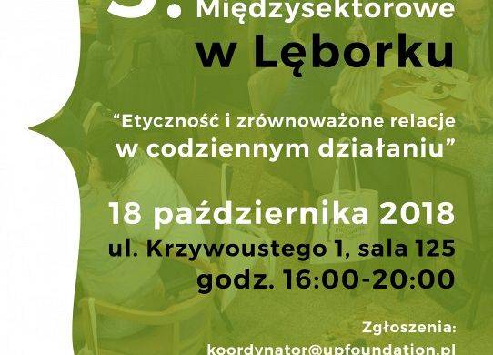 III Lokalne Forum Międzysektorowe w Lęborku - zaproszenie grafika