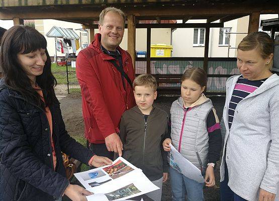 Podwórkowa gra terenowa-obszar rewitalizowany Lębork Nowy Świat grafika