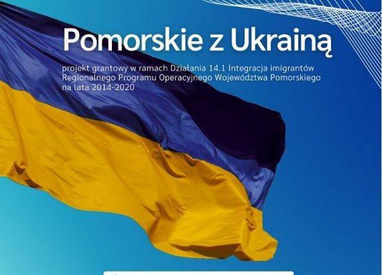 Projekt ,, Pomorskie z Ukrainą ,, grafika