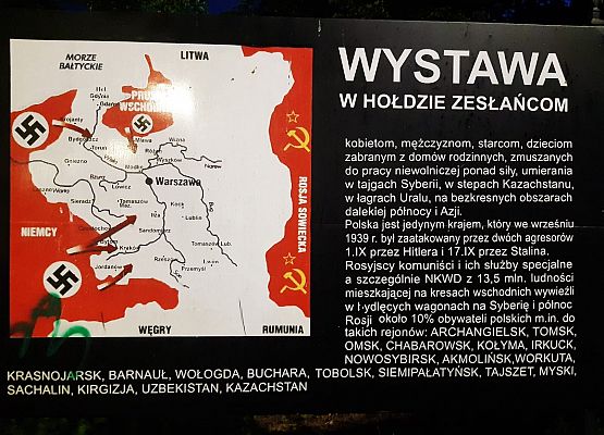 Spacer Aleją Syberiaków grafika