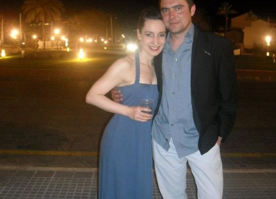 Na zdjęciu tancerze z Polski. Od lewej: Joanna i Artur. grafika