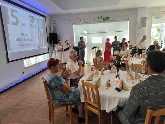 Spotkanie sieciujące  - 15 - lecie Stowarzyszenia EDUQ grafika